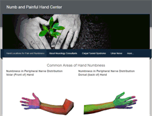 Tablet Screenshot of numbandpainfulhands.com